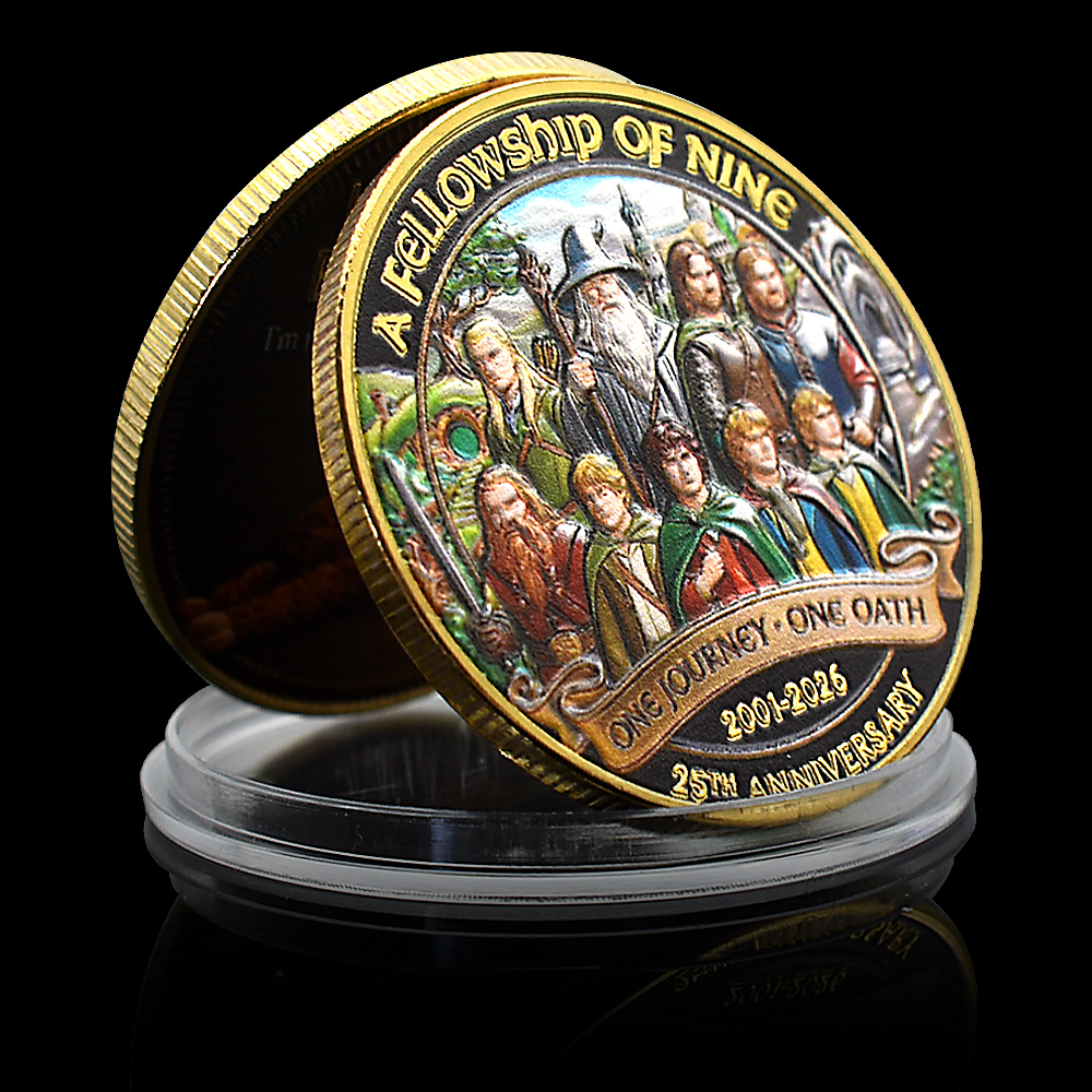 Token Coin Mechanism - Fantasy Fellowship Anniversary Coin Double Sided