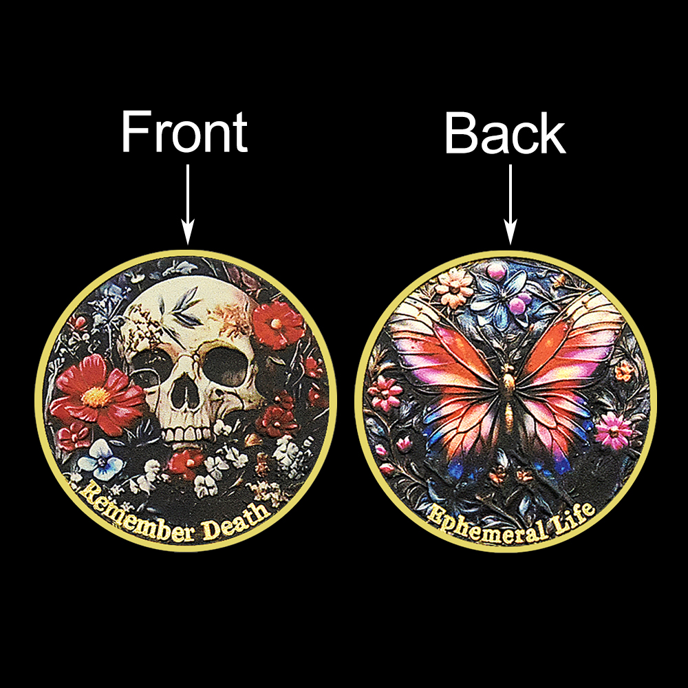 Skull Butterfly Commemorative  – обзор и цена Token Coin Mechanism