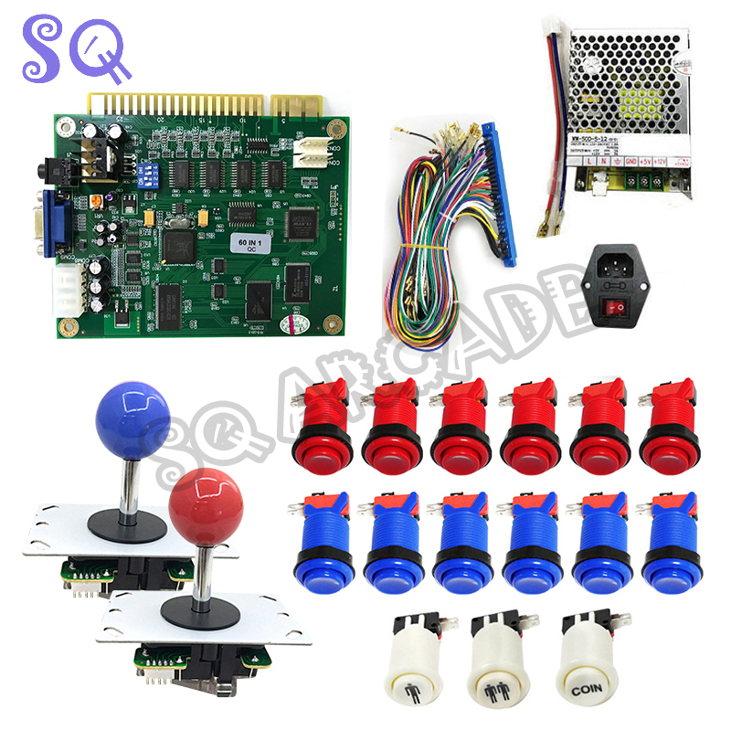 Arcade 60 in 1 Multi Game PCB  – обзор и цена Arcade Button Pcb