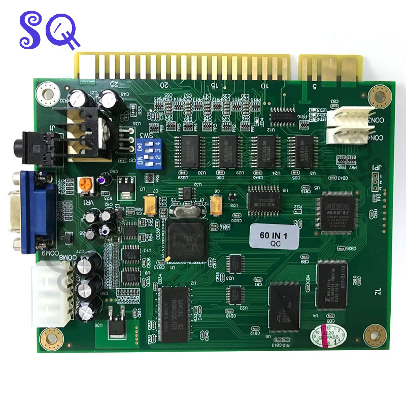 Arcade 60 in 1 Multi Game PCB  – обзор и цена Arcade Button Pcb