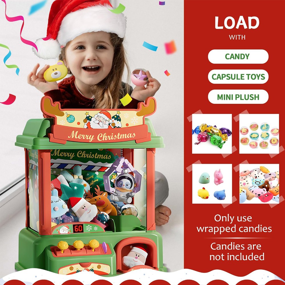 Christmas Claw Machine For Kid – обзор и цена Arcade Vending Machines