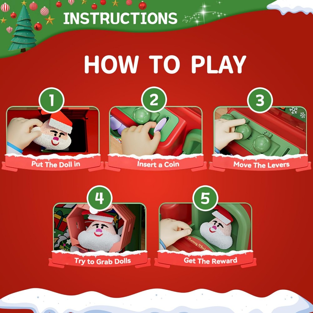Christmas Claw Machine For Kid – обзор и цена Arcade Vending Machines