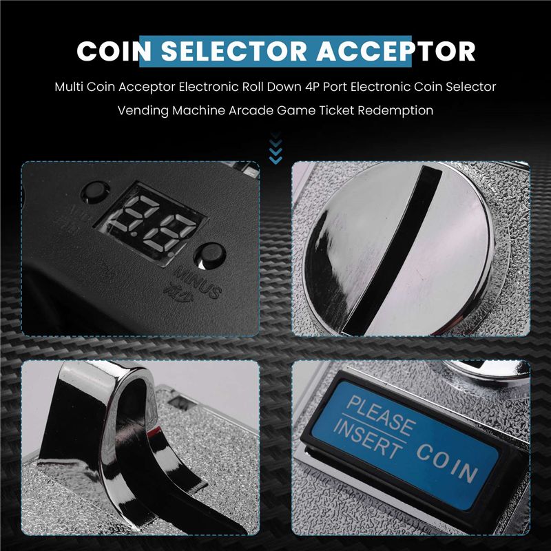 Multi Coin Acceptor Electronic – обзор и цена Ticket Redemption Machine
