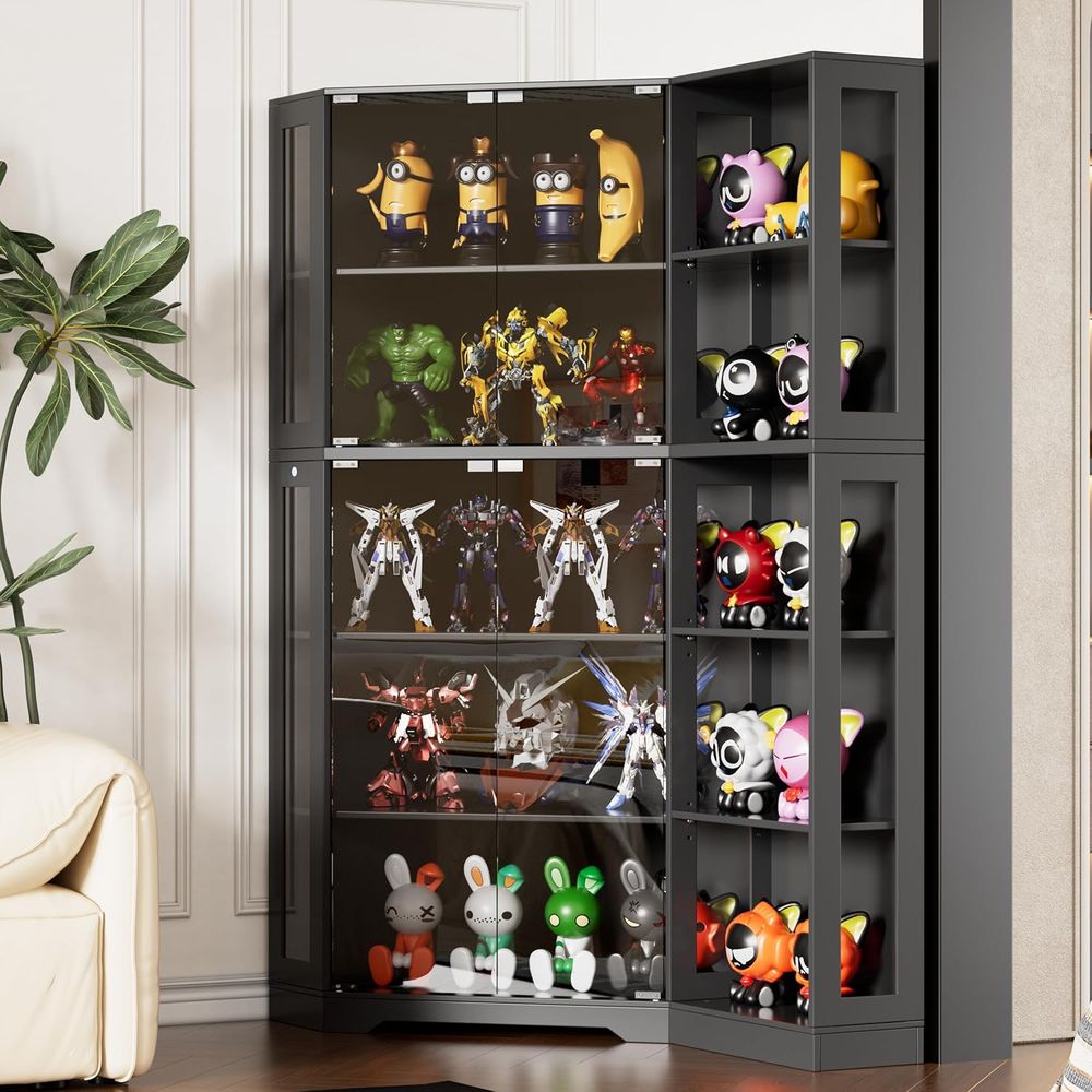 Black Glass Display Cabinet wi – обзор и цена Glass Cabinet Display