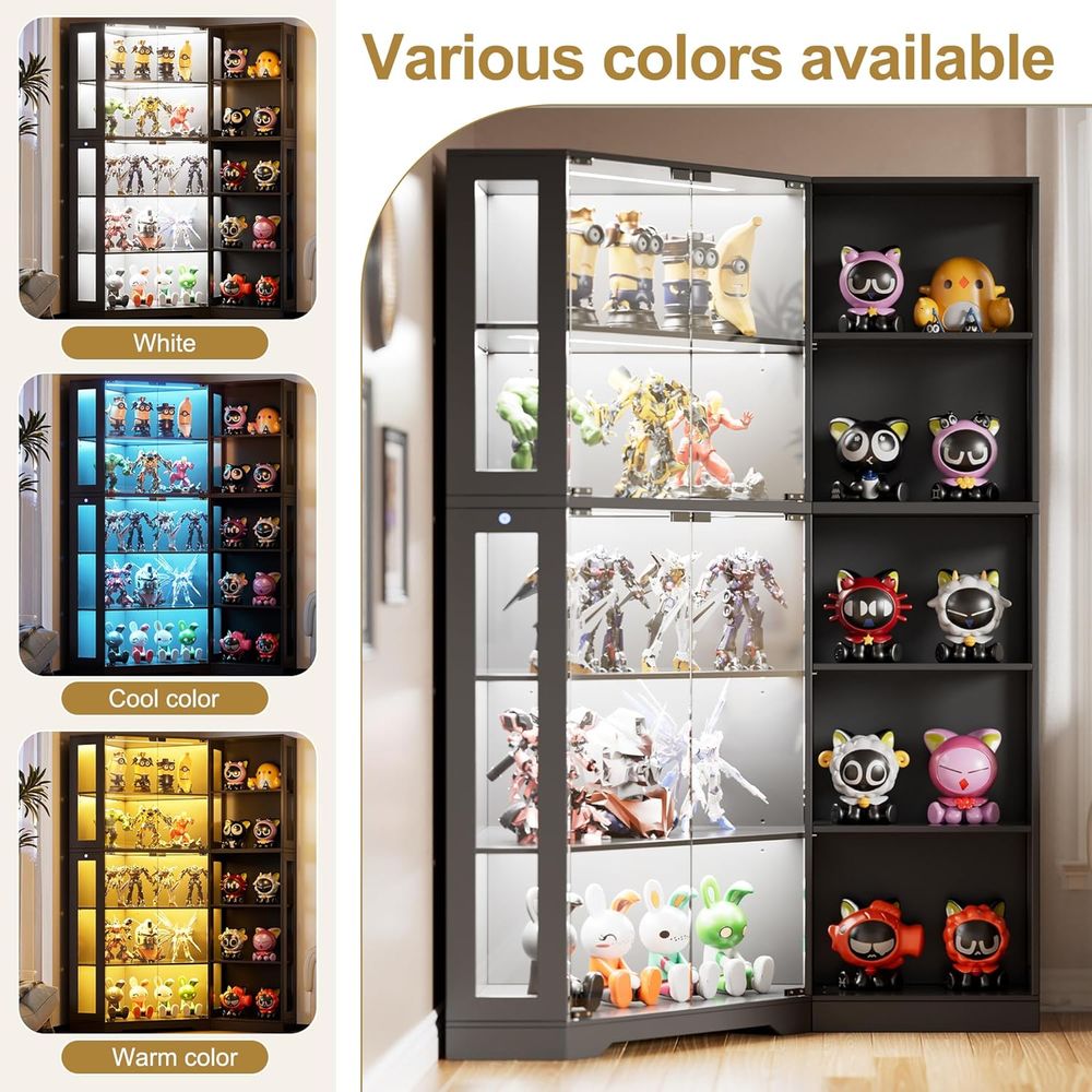 Black Glass Display Cabinet wi – обзор и цена Glass Cabinet Display