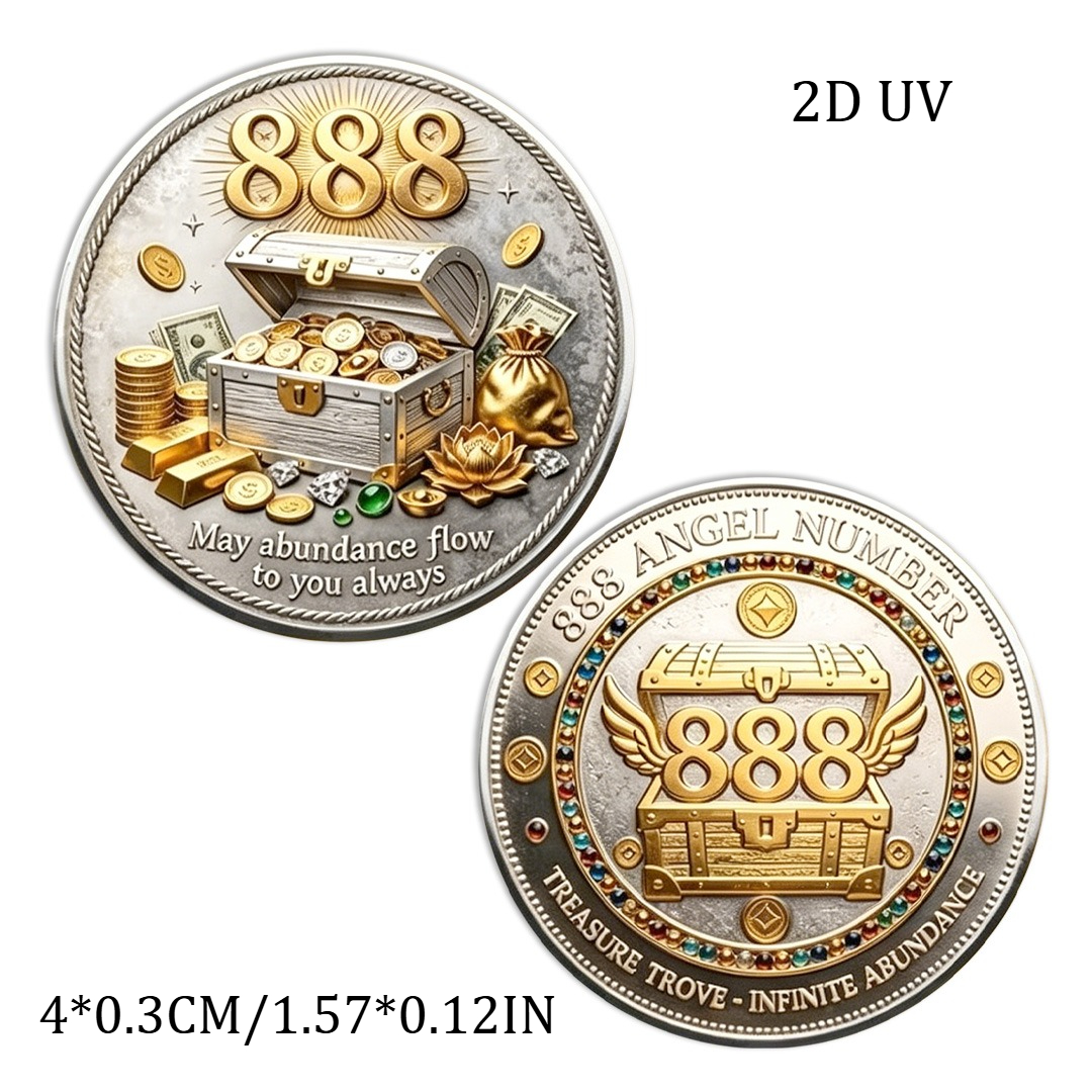 2D Gold Silver Plated 888 Ange – обзор и цена Token Coin Mechanism