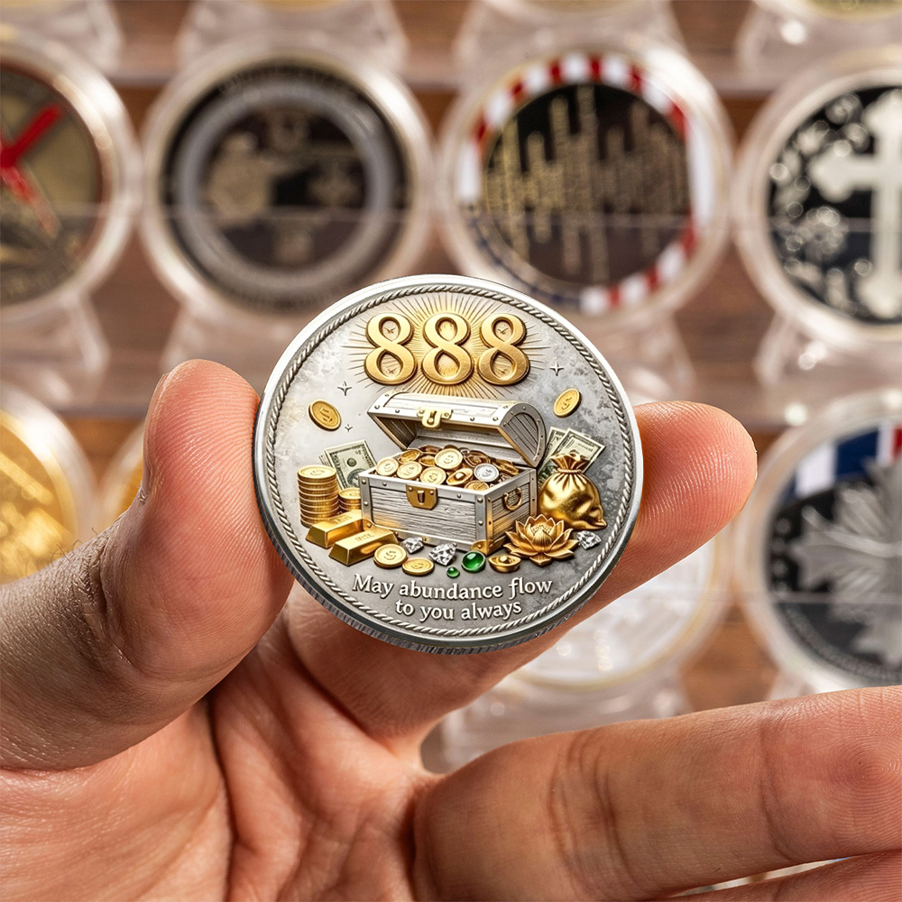 2D Gold Silver Plated 888 Ange – обзор и цена Token Coin Mechanism