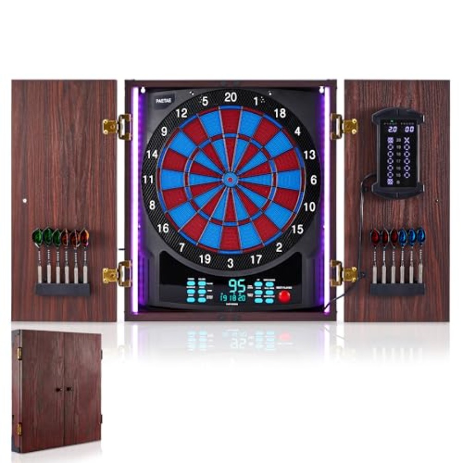 Electronic Dart Board with Cab – обзор и цена Electronic Dartboard Cabinet