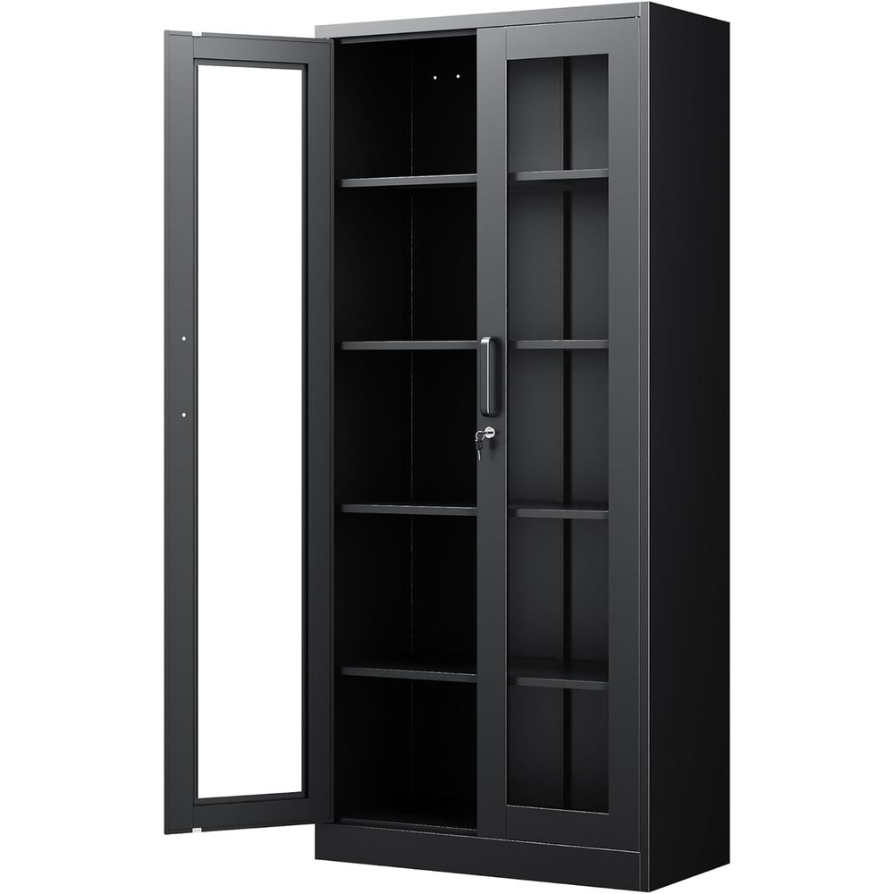 71 Metal Glass Display Cabinet – обзор и цена Glass Cabinet Display