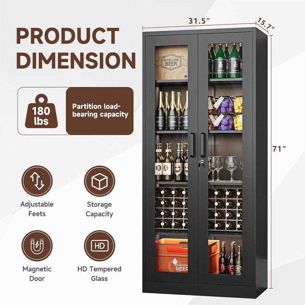71 Metal Glass Display Cabinet – обзор и цена Glass Cabinet Display