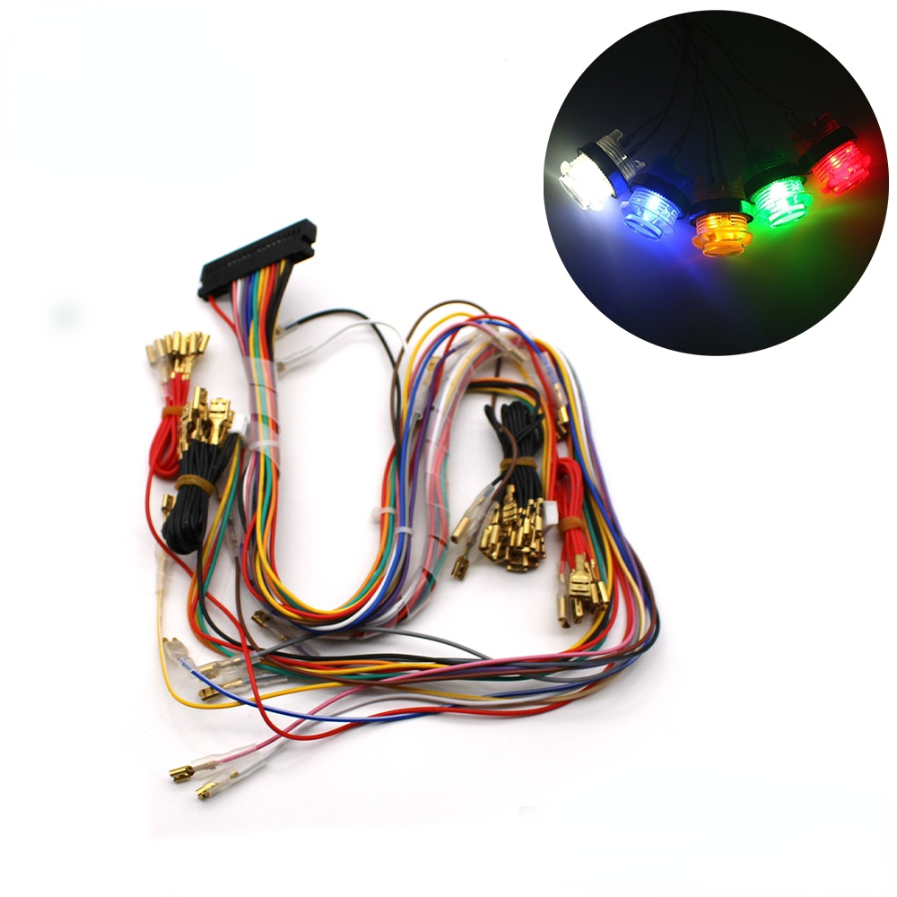 Arcade 40 Pin Cabinet Wire Har – обзор и цена Arcade Button Pcb