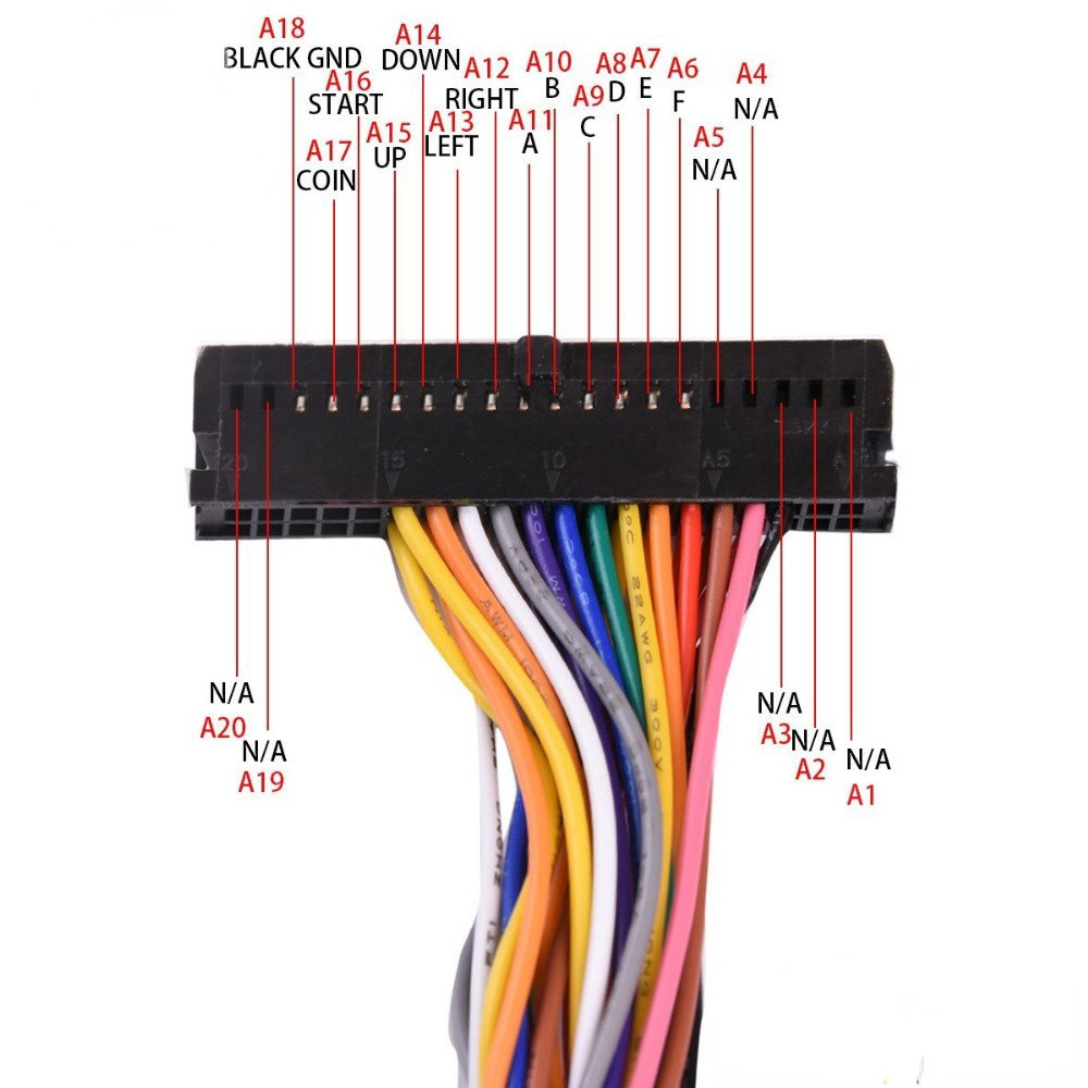 Arcade 40 Pin Cabinet Wire Har – обзор и цена Arcade Button Pcb
