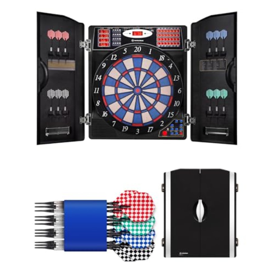 Electronic Dart Board Set, Sof – обзор и цена Electronic Dartboard Cabinet
