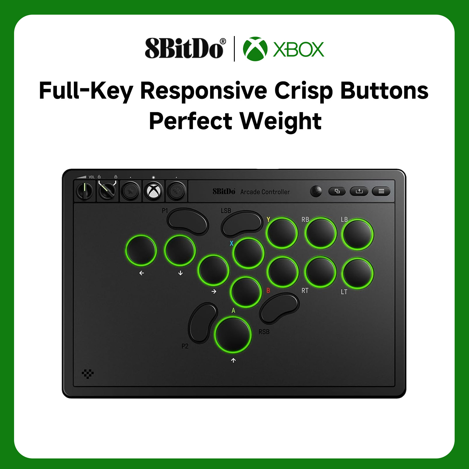 8BitDo Arcade Controller 2.4G  – обзор и цена Arcade Button Pcb