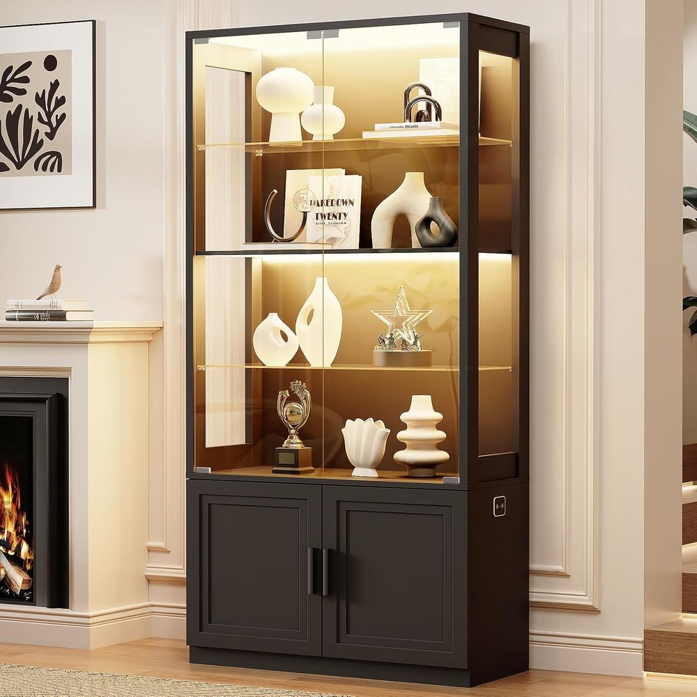 67 4-Tier Glass Display Cabine – обзор и цена Glass Cabinet Display