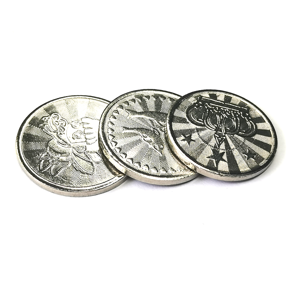 100PCS  Coins Tokens Stainless – обзор и цена Token Coin Mechanism