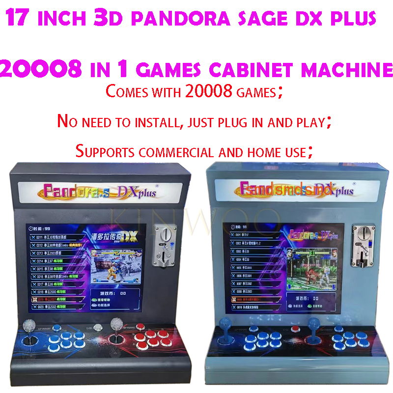 2024 17 Inch 3D Pandora SAGA D – обзор и цена Arcade Button Pcb