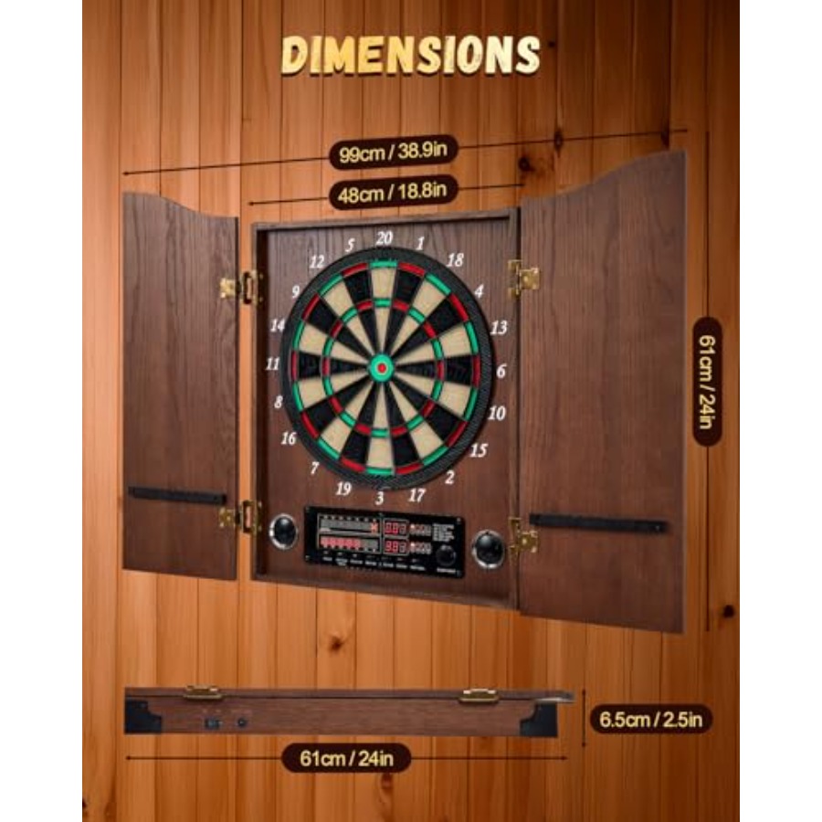 Electronic Dart Board, Decorat – обзор и цена Electronic Dartboard Cabinet