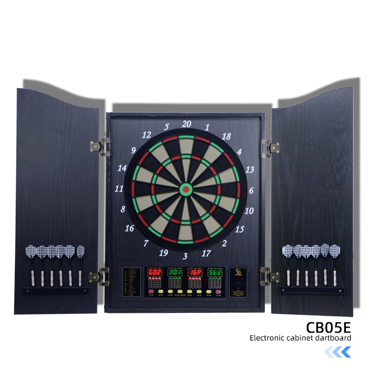 Luxury wooden electronic dart  – обзор и цена Electronic Dartboard Cabinet
