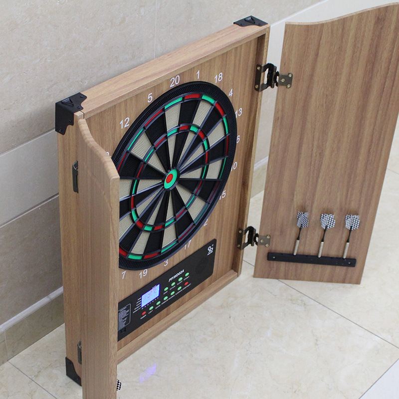 Luxury wooden electronic dart  – обзор и цена Electronic Dartboard Cabinet