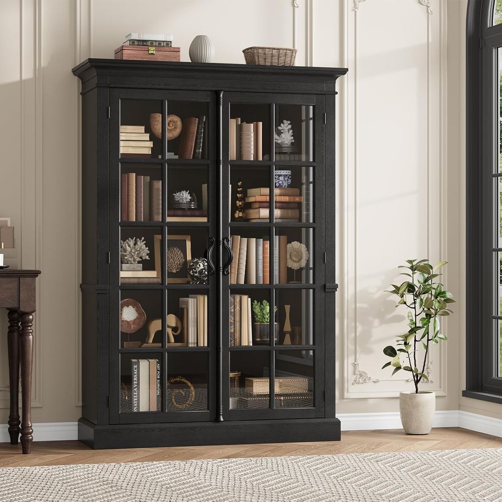 65 Tall Display Cabinet with A – обзор и цена Glass Cabinet Display